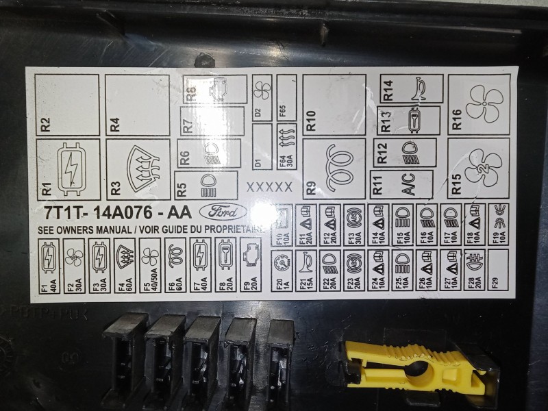 Recambio de caja reles / fusibles para ford transit connect (p65_, p70_, p80_) 1.8 tdci referencia OEM IAM    Recambio de caja reles / fusibles para ford transit connect (p65_, p70_, p80_) 1.8 tdci referencia OEM IAM