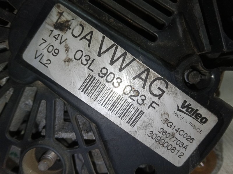 Recambio de alternador para volkswagen tiguan (5n_) 2.0 tdi referencia OEM IAM 06F903023F  