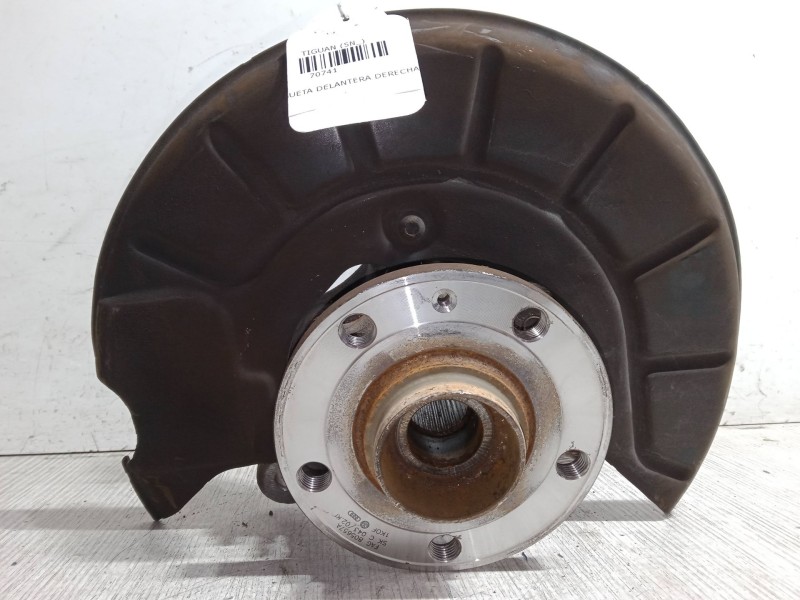 Recambio de mangueta delantera derecha para volkswagen tiguan (5n_) 2.0 tdi referencia OEM IAM 1K0407256AA  