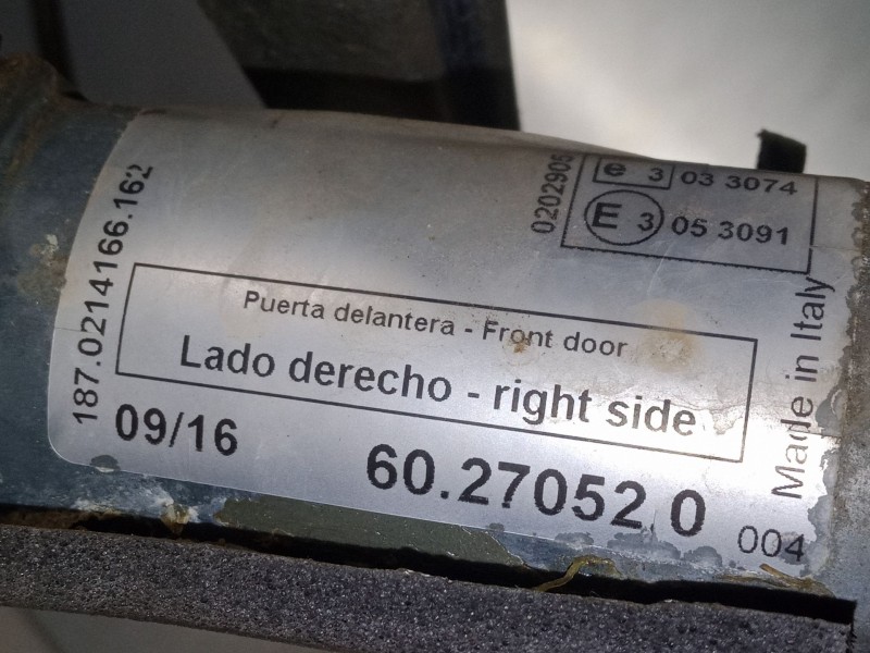 Recambio de elevalunas electrico delantero derecho para seat ibiza ii (6k1) 1.4 i referencia OEM IAM    Recambio de elevalunas electrico delantero derecho para seat ibiza ii (6k1) 1.4 i referencia OEM IAM