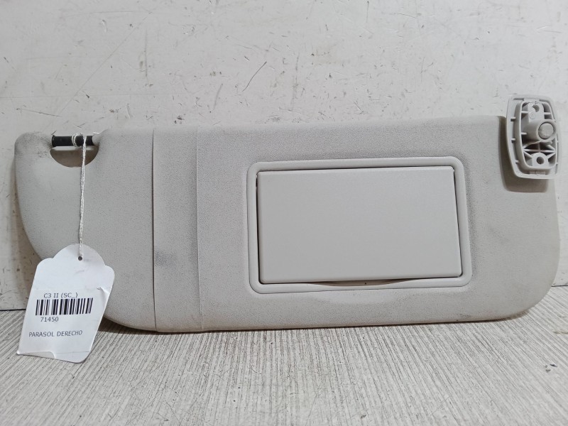 Recambio de parasol derecho para citroën c3 ii (sc_) 1.4 hdi 70 (sc8hzc, sc8hr0, sc8hp4) referencia OEM IAM   