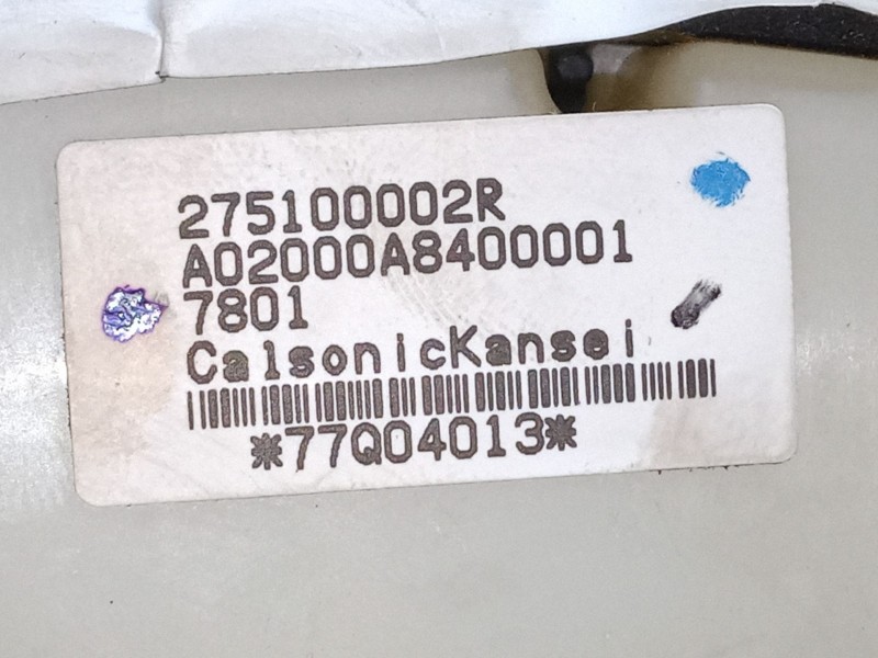 Recambio de mando climatizador para renault laguna iii (bt0/1) 1.5 dci (bt00, bt0a, bt0t, bt1j) referencia OEM IAM 275100002R  