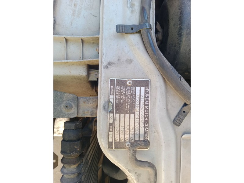 hyundai galloper ii (jk-01) del año 2000 hyundai galloper ii (jk-01) del año 2000