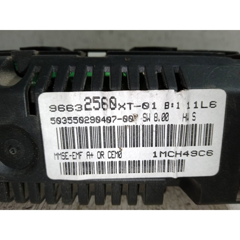 Recambio de pantalla interior reloj para citroën c2 (jm_) 1.4 hdi referencia OEM IAM 96632560XT  