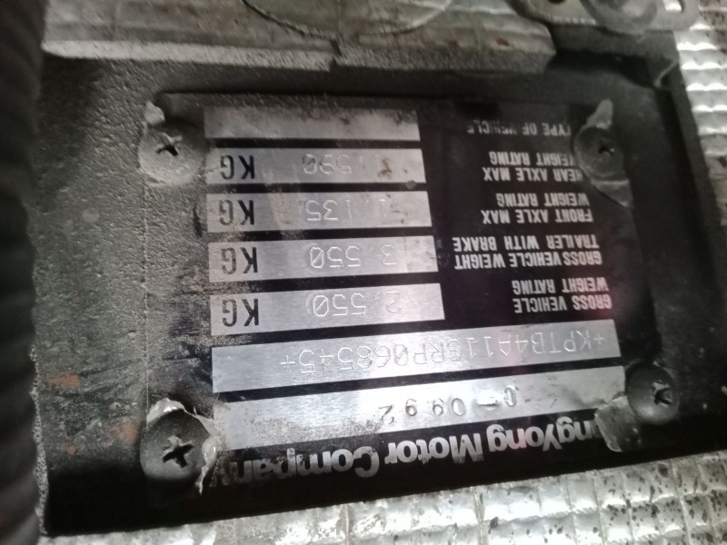 ssangyong korando todo terreno, abierta (k4) del año 1995