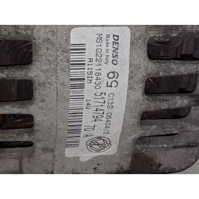 Recambio de alternador para fiat punto (188_) 1.2 60 (188.030, .050, .130, .150, .230, .250) referencia OEM IAM MS1022118430  