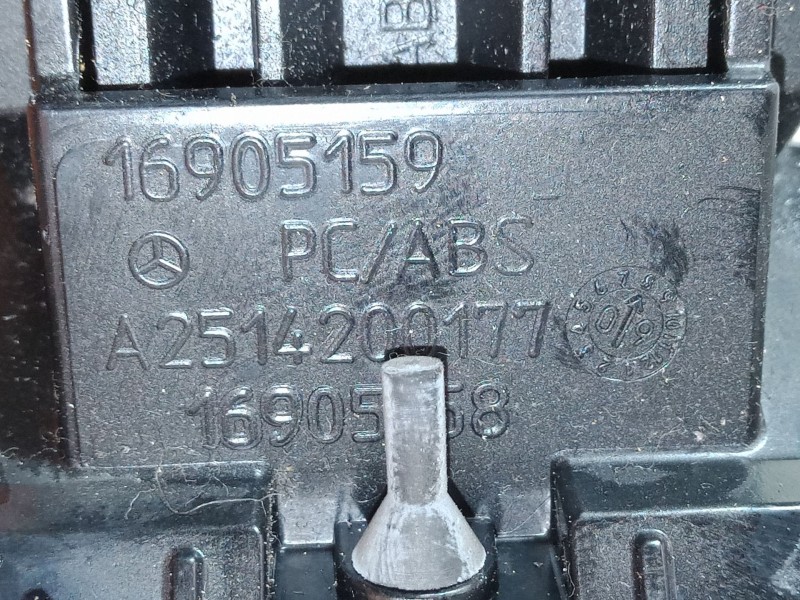 Recambio de tirador freno mano para mercedes-benz clase m (w164) ml 350 cdi 4-matic (164.122) referencia OEM IAM A2514200177  