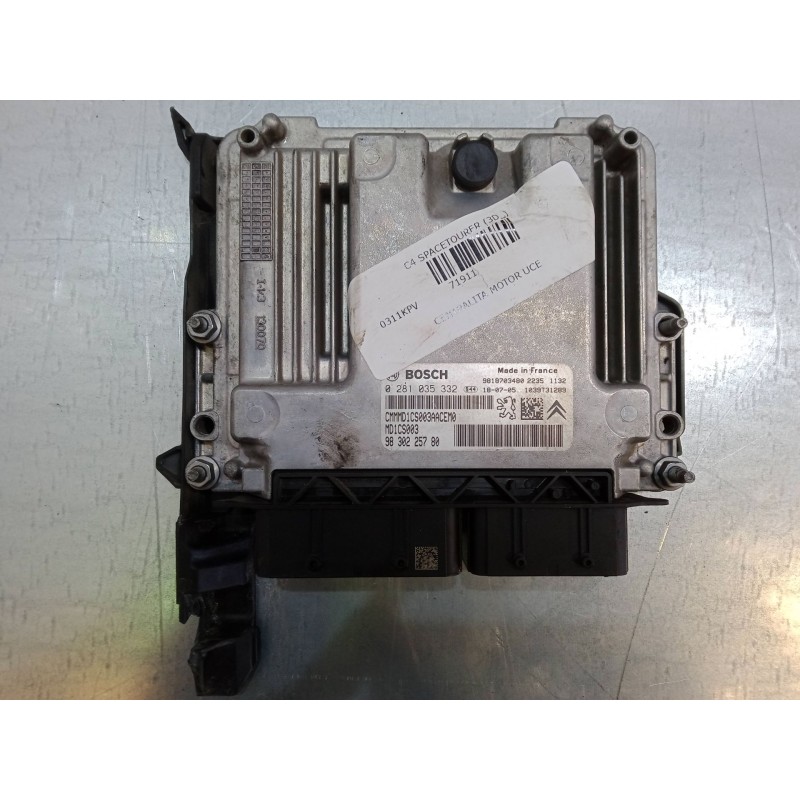 Recambio de centralita motor uce para citroën c4 spacetourer (3d_) 1.5 bluehdi 130 referencia OEM IAM 98302257009818703480  