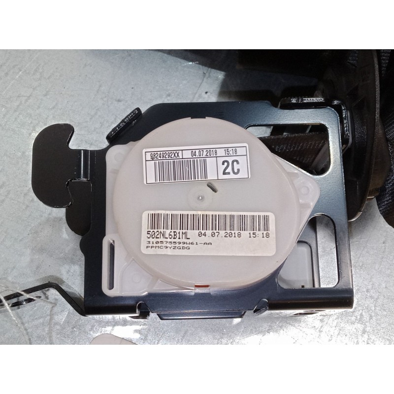 Recambio de cinturon seguridad trasero central para citroën c4 spacetourer (3d_) 1.5 bluehdi 130 referencia OEM IAM   