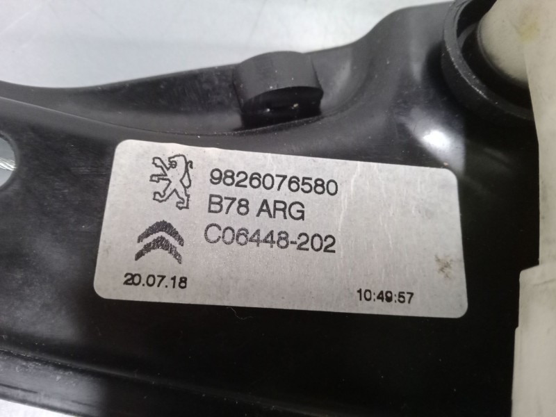 Recambio de elevalunas trasero izquierdo para citroën c4 spacetourer (3d_) 1.5 bluehdi 130 referencia OEM IAM 9826076580  