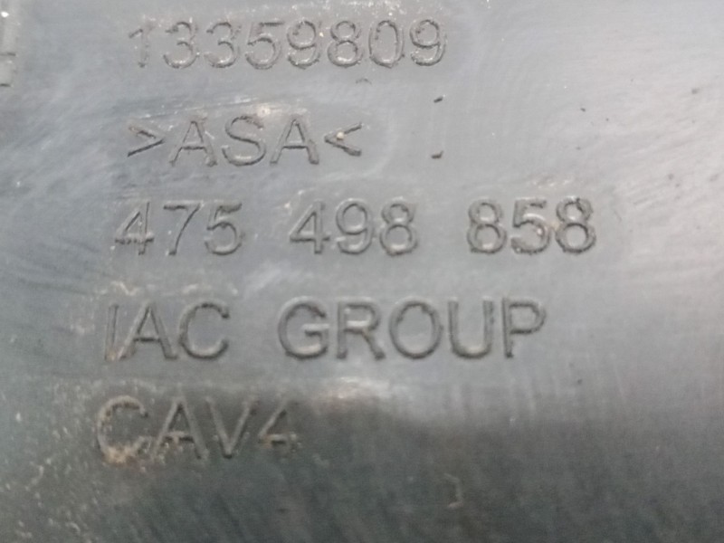 Recambio de rejilla inferior paragolpes para opel corsa d (s07) 1.2 (l08, l68) referencia OEM IAM 475498858   Recambio de rejilla inferior paragolpes para opel corsa d (s07) 1.2 (l08, l68) referencia OEM IAM 475498858