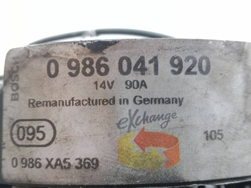 Recambio de alternador para seat ibiza iii (6l1) 1.4 16v referencia OEM IAM 0986041920  