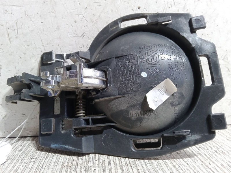 Recambio de maneta interior puerta delantera izquierda para citroën c2 (jm_) 1.4 hdi referencia OEM IAM 9680187877  