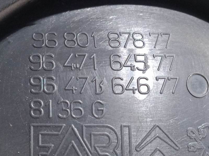 Recambio de maneta interior puerta delantera izquierda para citroën c2 (jm_) 1.4 hdi referencia OEM IAM 9680187877  