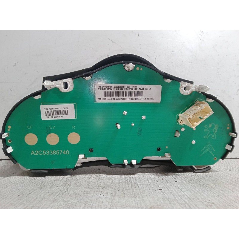 Recambio de cuadro instrumentos para citroën c3 ii (sc_) 1.4 hdi 70 (sc8hzc, sc8hr0, sc8hp4) referencia OEM IAM 96668806  