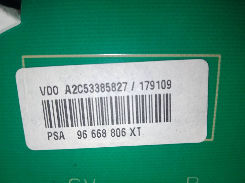 Recambio de cuadro instrumentos para citroën c3 ii (sc_) 1.4 hdi 70 (sc8hzc, sc8hr0, sc8hp4) referencia OEM IAM 96668806  