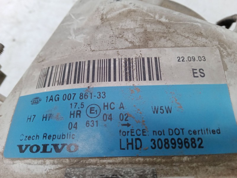 Recambio de faro izquierdo para volvo s40 i (644) 1.8 referencia OEM IAM   