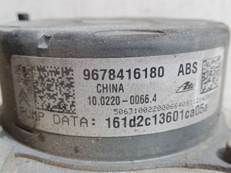 Recambio de abs para citroën c3 ii (sc_) 1.4 hdi 70 (sc8hzc, sc8hr0, sc8hp4) referencia OEM IAM 9678416180  