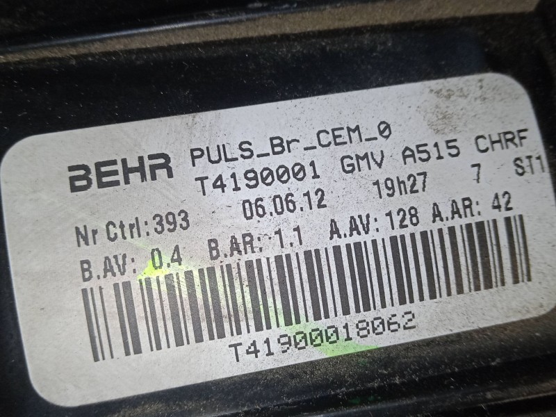 Recambio de motor calefaccion para citroën c3 ii (sc_) 1.4 hdi 70 (sc8hzc, sc8hr0, sc8hp4) referencia OEM IAM T4190001  