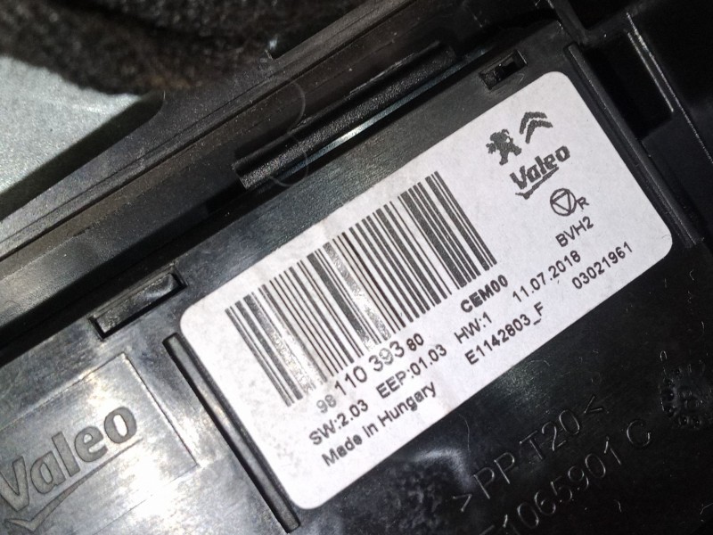 Recambio de motor apertura trampillas climatizador para citroën c4 spacetourer (3d_) 1.5 bluehdi 130 referencia OEM IAM 98110393