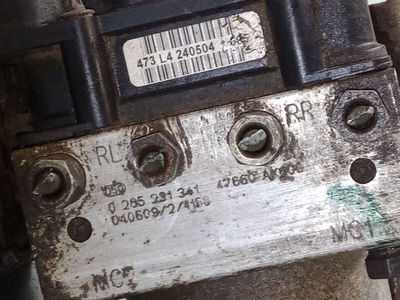 Recambio de abs para nissan micra iii (k12) 1.2 16v referencia OEM IAM 0265231341  47660AX600 Recambio de abs para nissan micra iii (k12) 1.2 16v referencia OEM IAM 0265231341  47660AX600