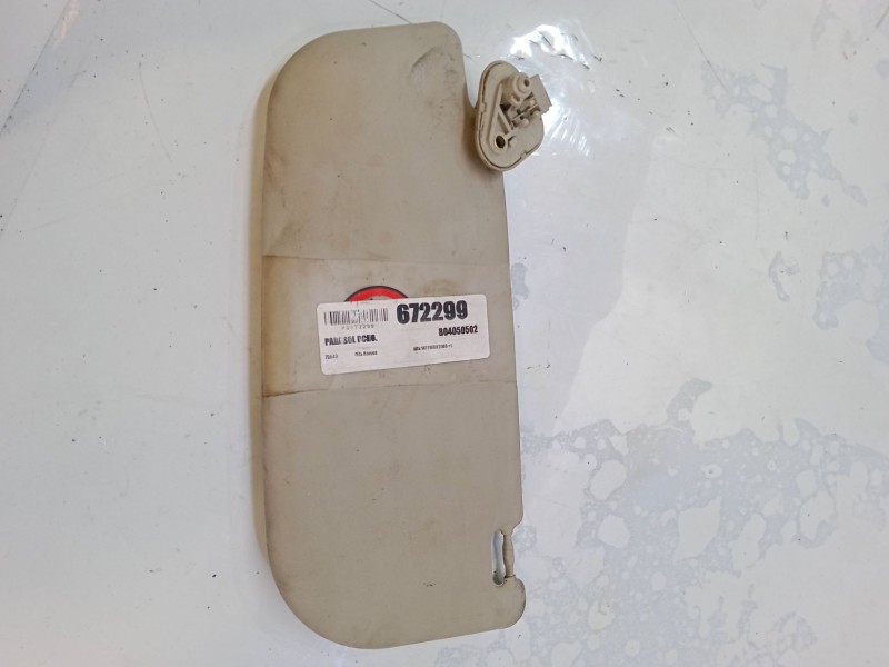 Recambio de parasol derecho para alfa romeo 147 (937_) 2.0 16v t.spark (937.axa1, 937.axc1, 937.bxc1) referencia OEM IAM    Recambio de parasol derecho para alfa romeo 147 (937_) 2.0 16v t.spark (937.axa1, 937.axc1, 937.bxc1) referencia OEM IAM