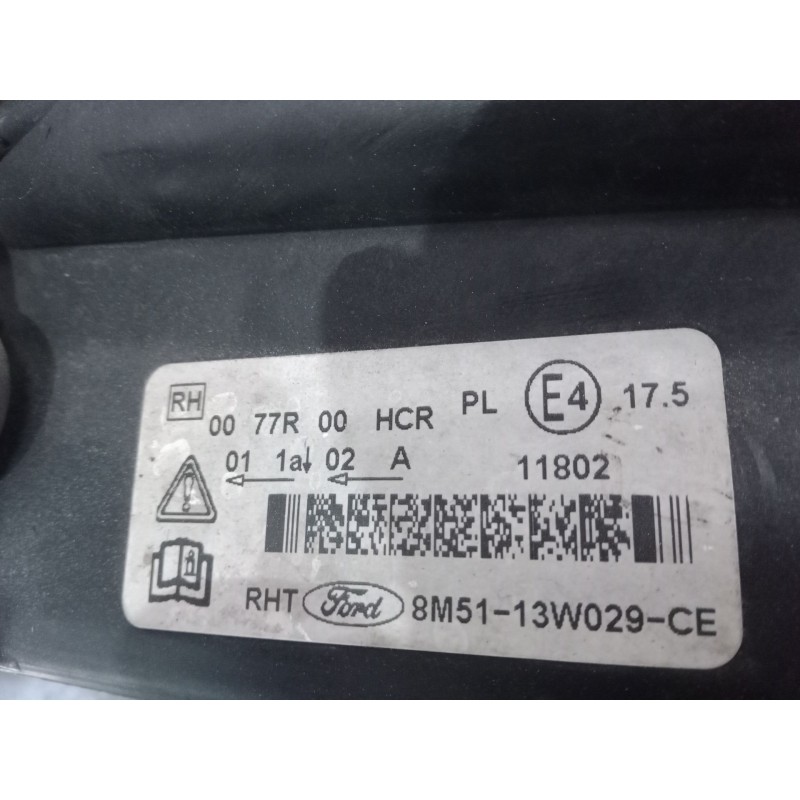 Recambio de faro derecho para ford focus ii (da_, hcp, dp) 1.6 tdci referencia OEM IAM 8M5113W029  