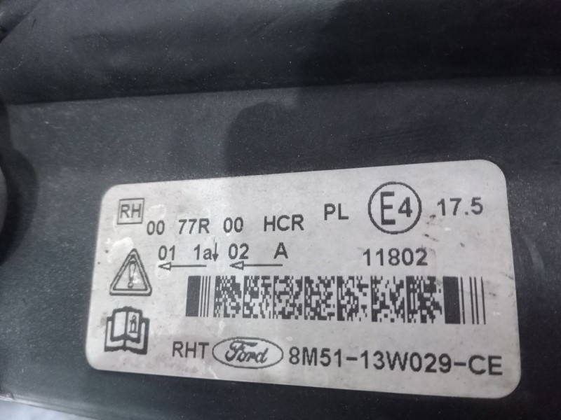 Recambio de faro derecho para ford focus ii (da_, hcp, dp) 1.6 tdci referencia OEM IAM 8M5113W029  