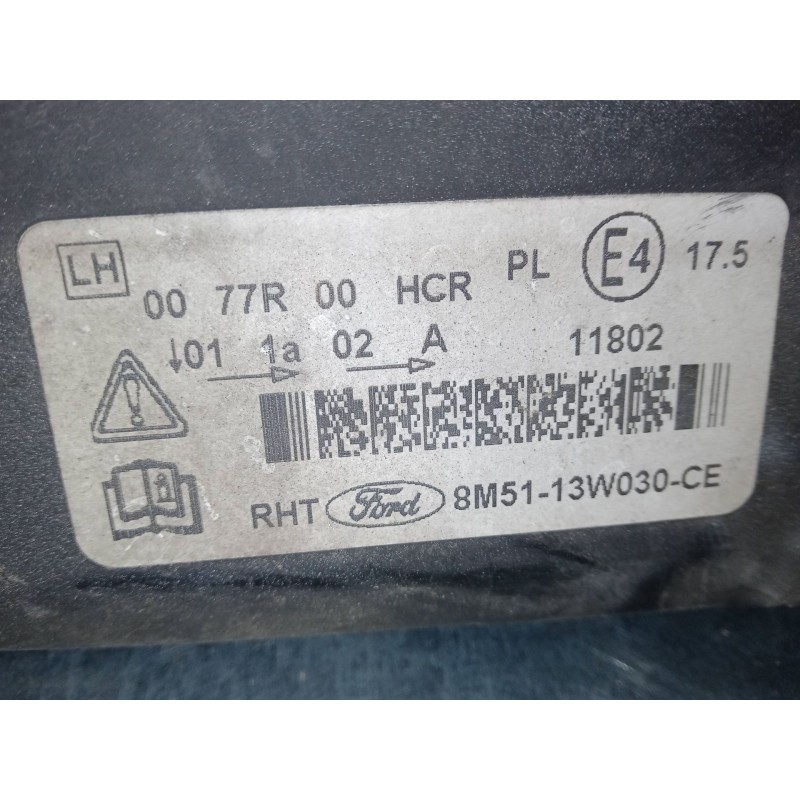 Recambio de faro izquierdo para ford focus ii (da_, hcp, dp) 1.6 tdci referencia OEM IAM 8M5113W030  