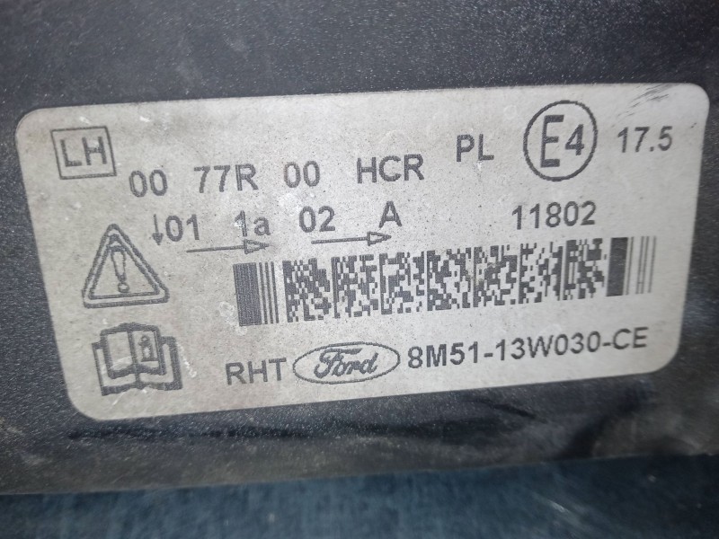 Recambio de faro izquierdo para ford focus ii (da_, hcp, dp) 1.6 tdci referencia OEM IAM 8M5113W030  