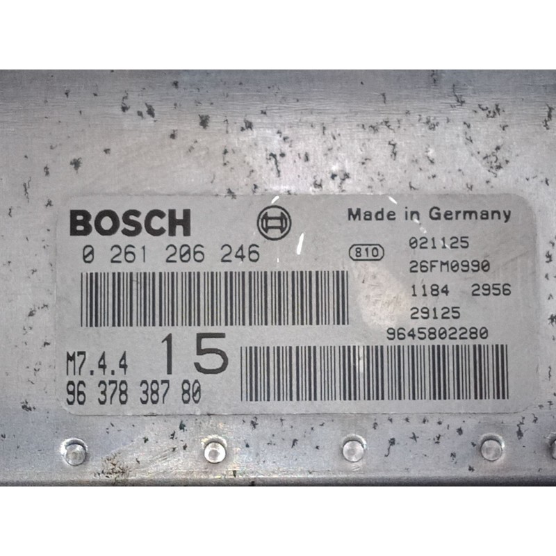 Recambio de centralita motor uce para peugeot 106 ii (1a_, 1c_) 1.1 i referencia OEM IAM 0261206246  9637838780