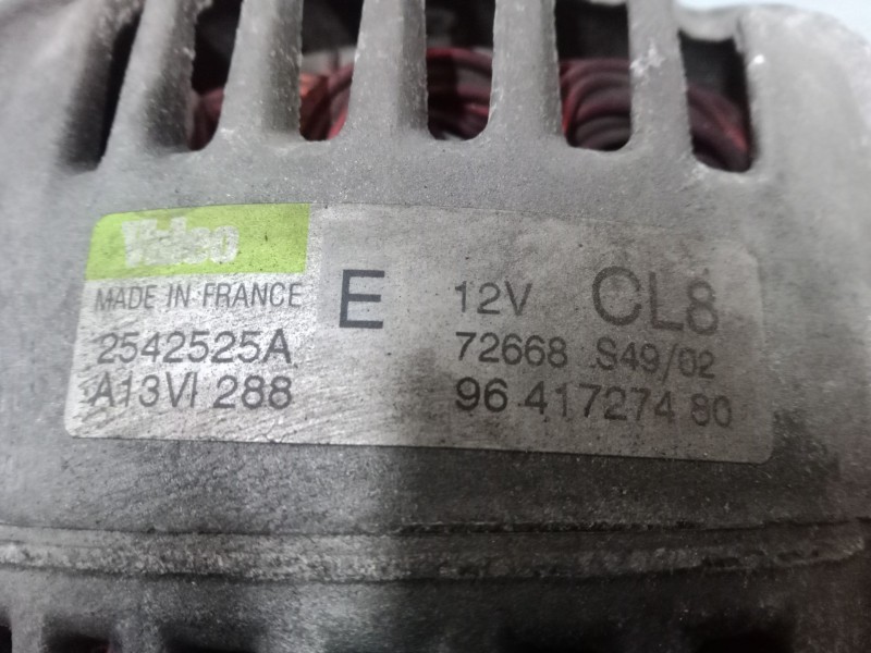Recambio de alternador para peugeot 106 ii (1a_, 1c_) 1.1 i referencia OEM IAM 9641727480  