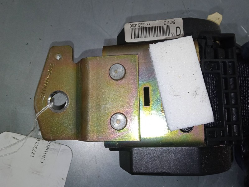 Recambio de cinturon seguridad delantero derecho para peugeot 106 ii (1a_, 1c_) 1.1 i referencia OEM IAM 96315522XX  