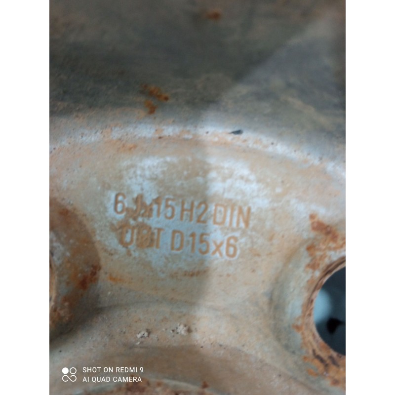 Recambio de llanta chapa 15´´ para volkswagen transporter t4 autobús (70b, 70c, 7db, 7dk, 70j, 70k, 7dc, 7 2.5 tdi referencia OE