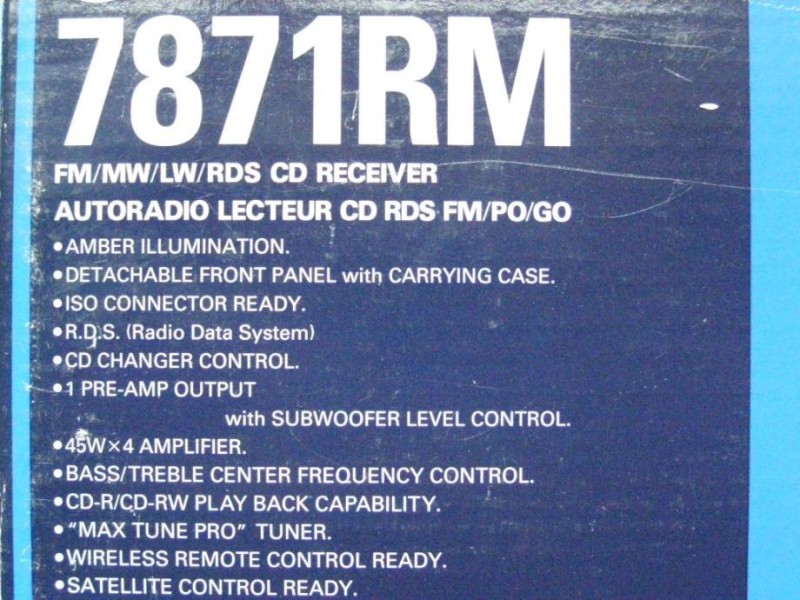 Recambio de radio cd para hyundai coupe ii (gk) 2.7 v6 referencia OEM IAM ALPINECDM7871RM  