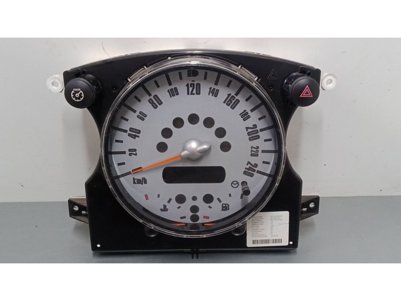 Recambio de cuadro instrumentos para mini mini (r50, r53) cooper referencia OEM IAM 62116978319  