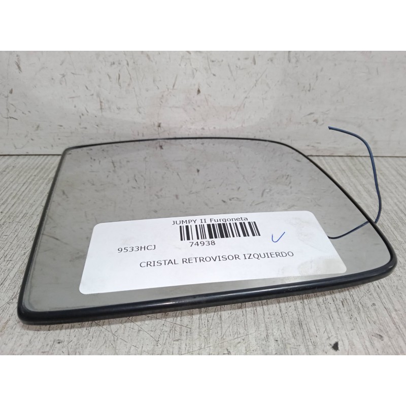 Recambio de cristal retrovisor izquierdo para citroën jumpy ii furgoneta 2.0 hdi 120 referencia OEM IAM 12473160  