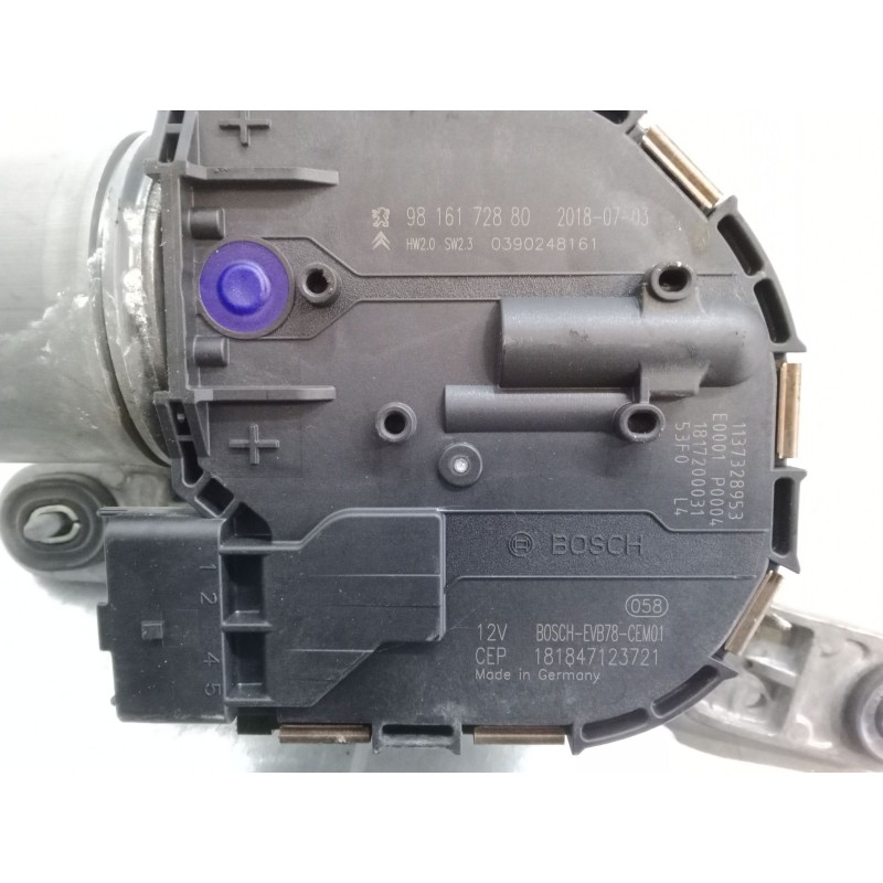 Recambio de motor limpiaparabrisas delantero derecho para citroën c4 spacetourer (3d_) 1.5 bluehdi 130 referencia OEM IAM 981617