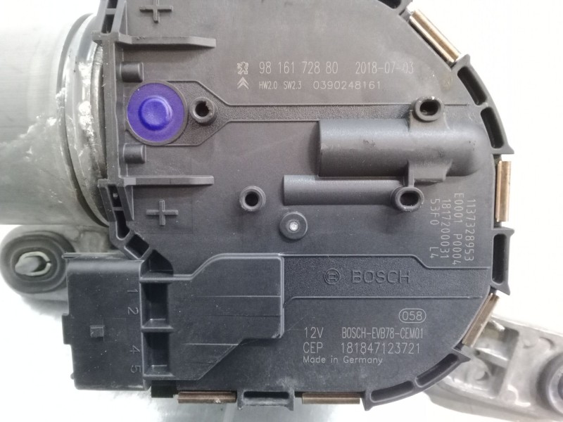 Recambio de motor limpiaparabrisas delantero derecho para citroën c4 spacetourer (3d_) 1.5 bluehdi 130 referencia OEM IAM 981617