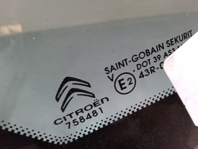 Recambio de luna custodia trasera izquierda para citroën c4 spacetourer (3d_) 1.5 bluehdi 130 referencia OEM IAM   