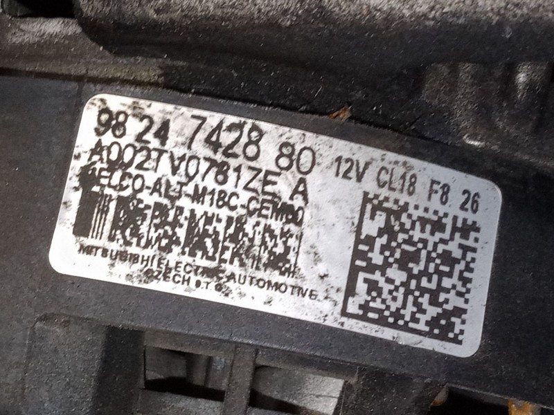 Recambio de alternador para citroën c4 spacetourer (3d_) 1.5 bluehdi 130 referencia OEM IAM 9824742880  