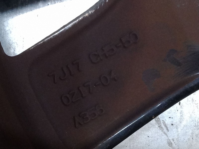 Recambio de llanta aluminio 17´´ para citroën c4 spacetourer (3d_) 1.5 bluehdi 130 referencia OEM IAM 7J17CH5ET50  