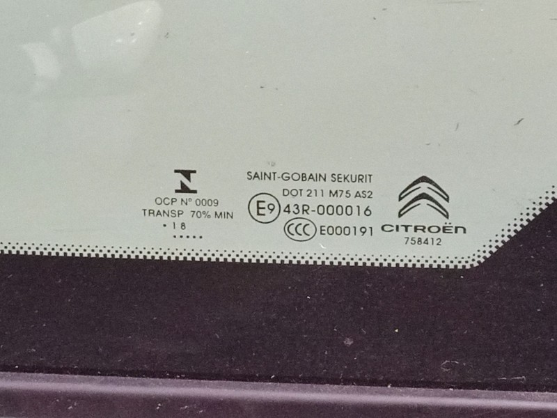 Recambio de luna custodia delantera izquierda para citroën c4 spacetourer (3d_) 1.5 bluehdi 130 referencia OEM IAM 43r000016  