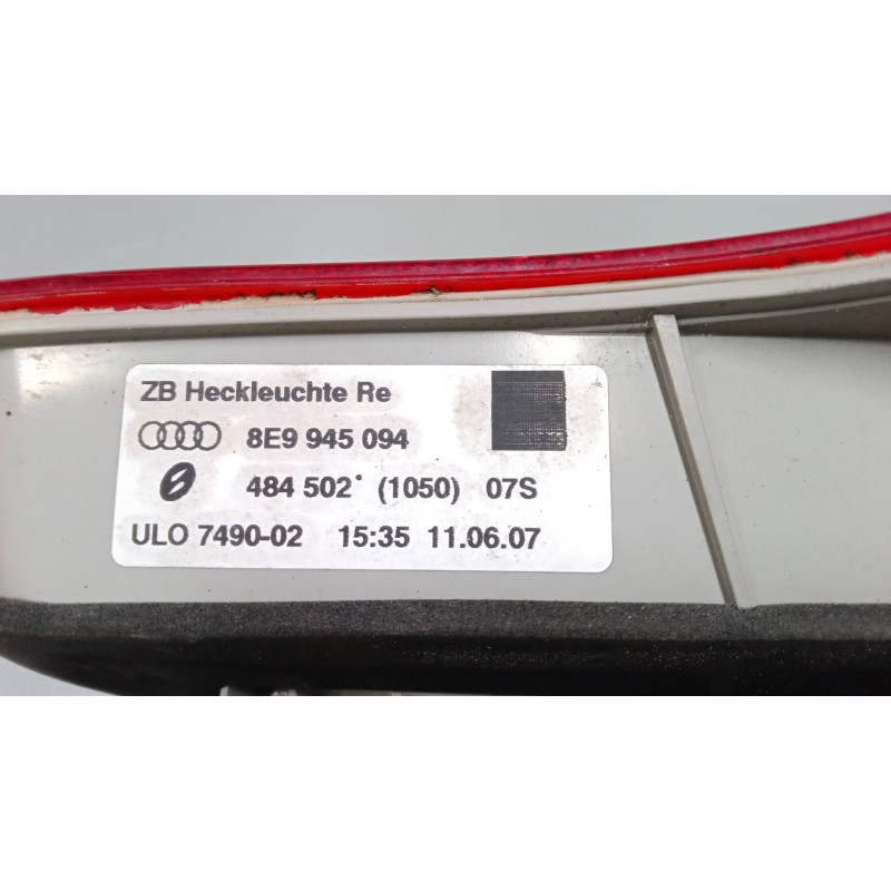 Recambio de piloto trasero porton derecho para audi a4 b7 avant (8ed) 2.0 tdi referencia OEM IAM 8E9945094  