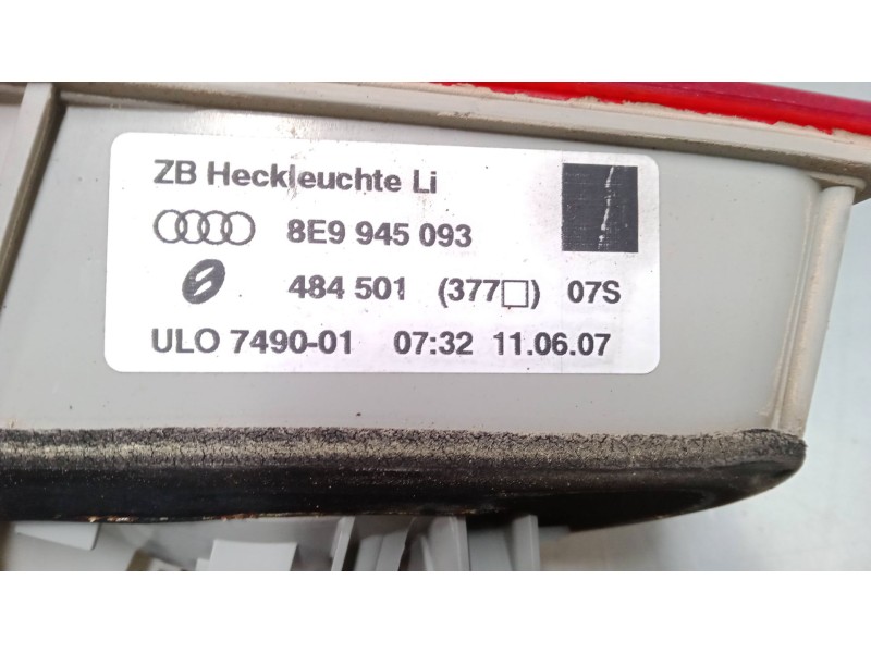Recambio de piloto trasero porton izquierdo para audi a4 b7 avant (8ed) 2.0 tdi referencia OEM IAM 8E9945093  