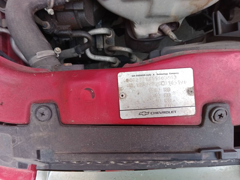 chevrolet aveo / kalos sedán (t250, t255) del año 2008