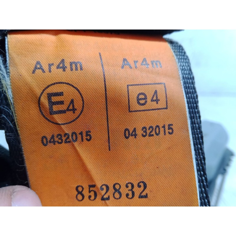 Recambio de cinturon seguridad trasero izquierdo para chevrolet aveo / kalos sedán (t250, t255) 1.4 referencia OEM IAM 852832  