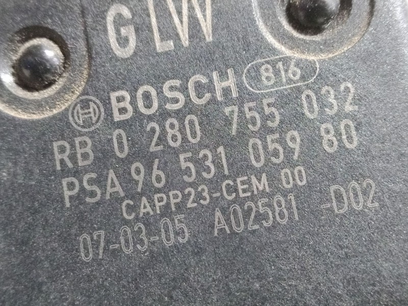 Recambio de pedal acelerador para citroën xsara picasso (n68) 1.6 hdi referencia OEM IAM 9653105980  