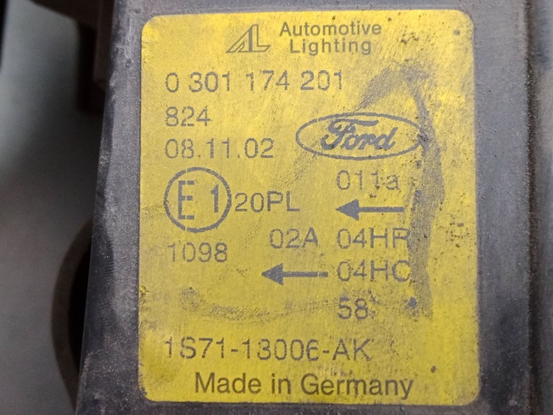 Recambio de faro izquierdo para ford mondeo iii (b5y) 2.0 16v referencia OEM IAM   