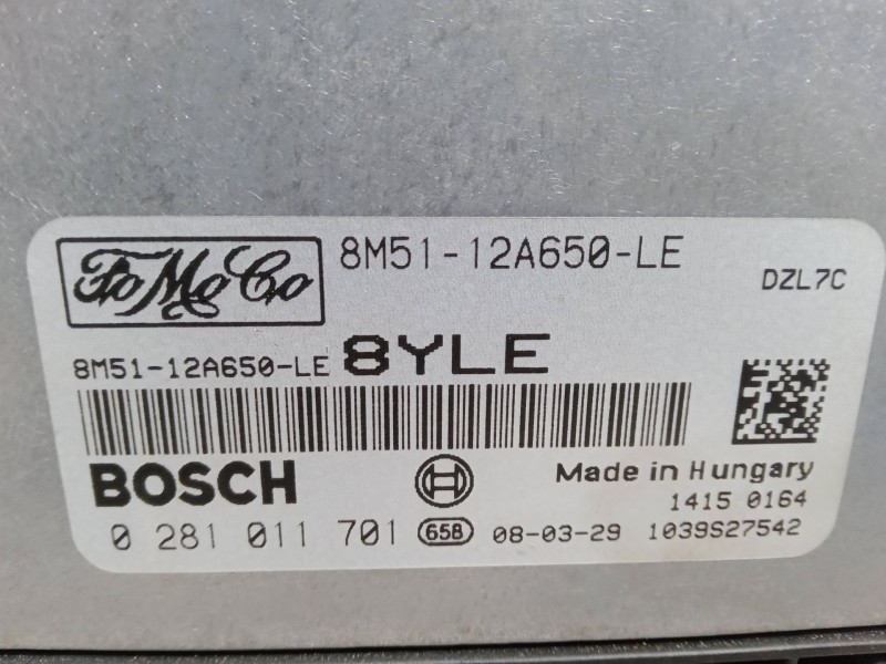 Recambio de centralita motor uce para ford focus ii (da_, hcp, dp) 1.6 tdci referencia OEM IAM 8M5112A650LE  